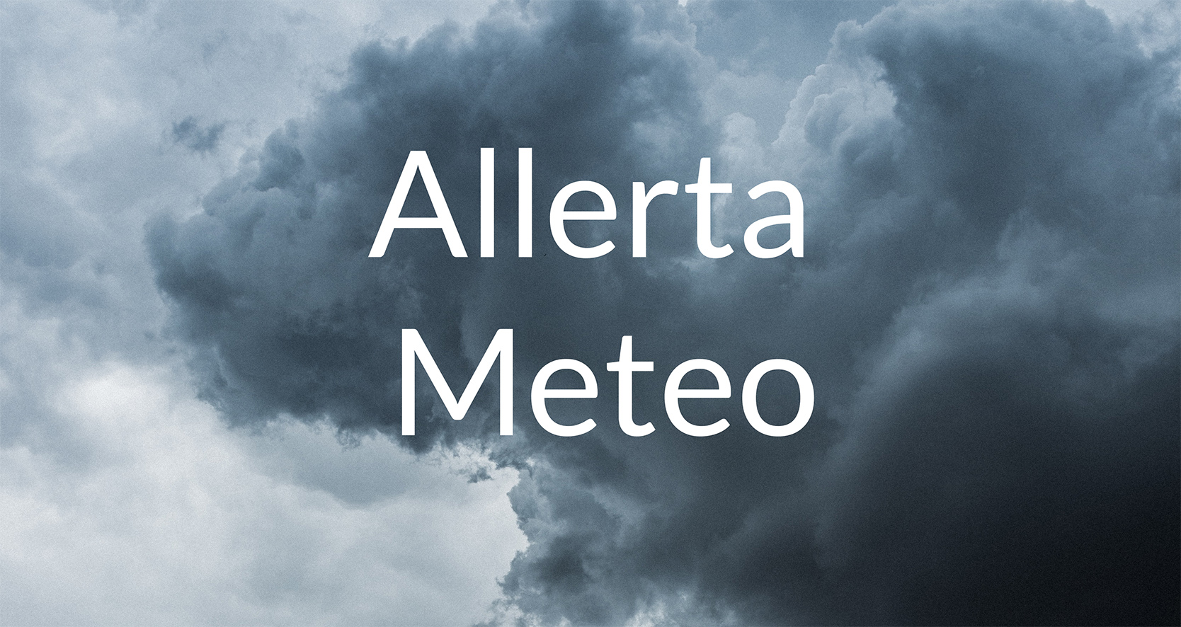 Allerta meteo - comunicazioni