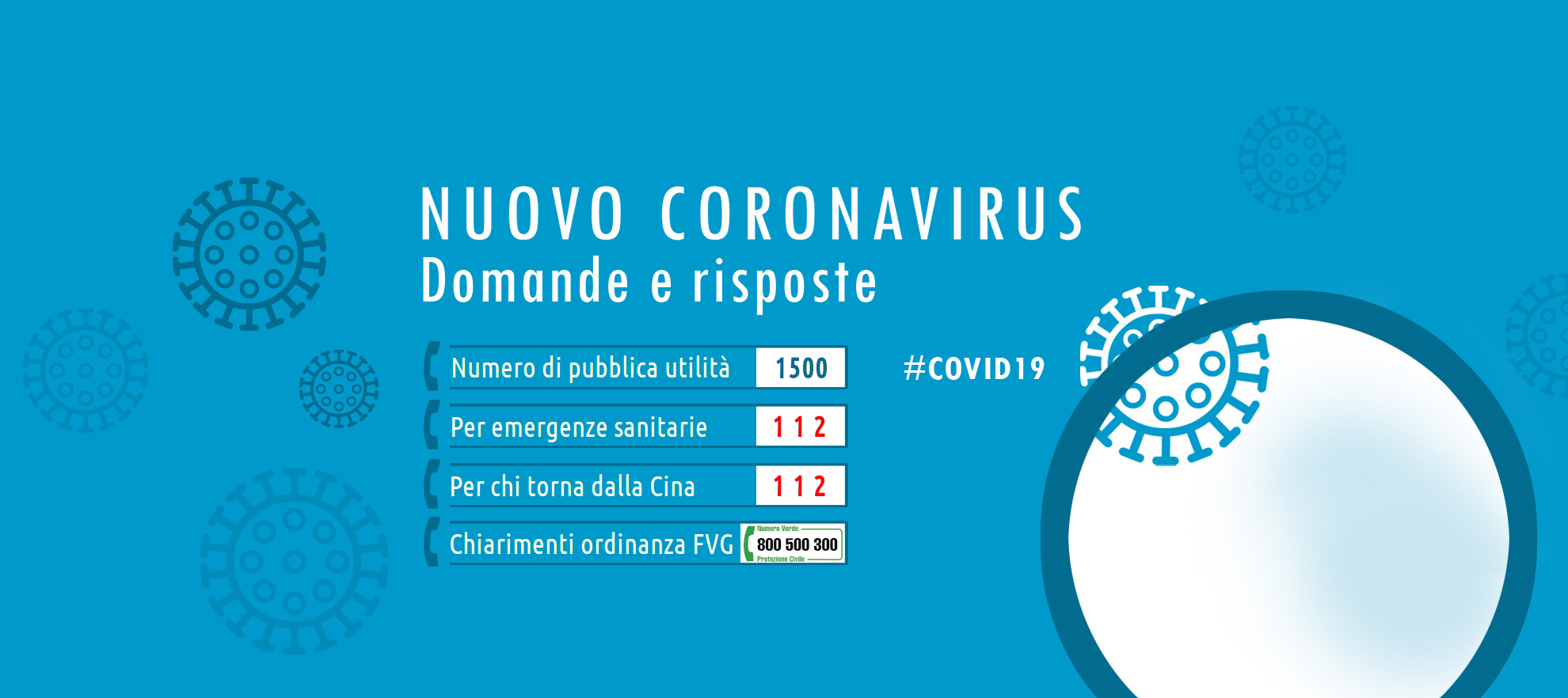 Coronavirus: informazioni e contatti utili