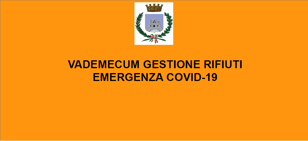 Emergenza covid-19 - vademecum gestione rifiuti - 24/03/2020