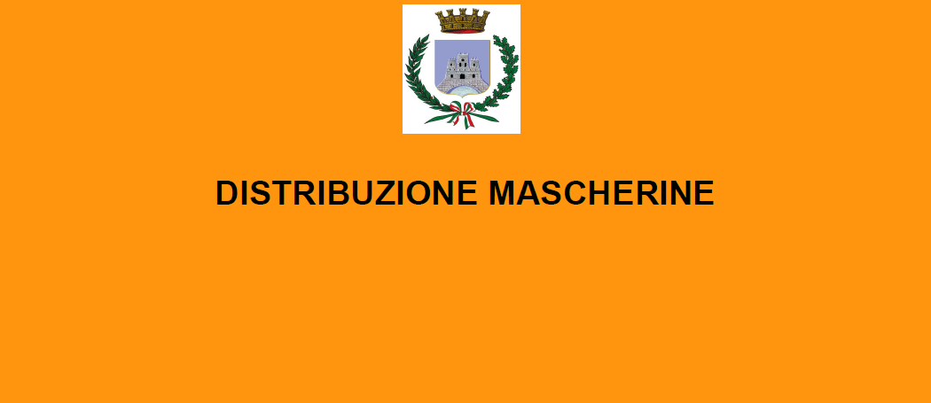Emergenza covid-19 - distribuzione mascherine – 31/03/2020