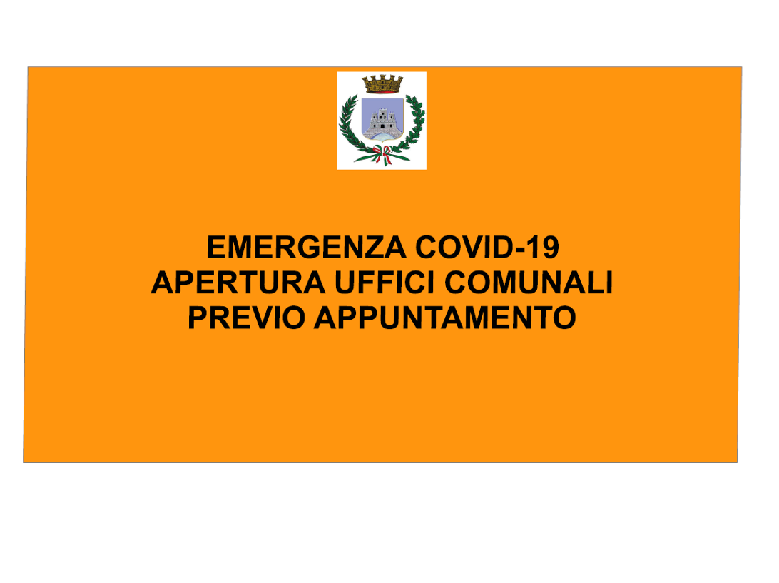 Disposizioni in merito all'apertura al pubblico degli uffici comunali per tutto il perdurare dello stato di emergenza epidemiologica da covid-19