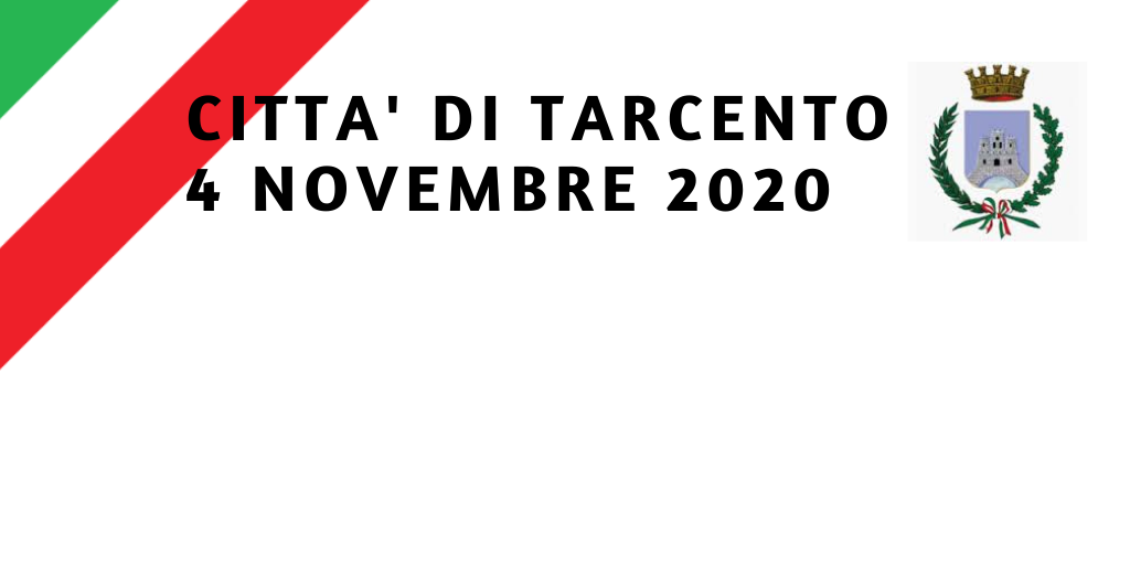 Celebrazioni 4 novembre 2020. giornata dell’ unita’ nazionale e delle forze armate.  programma aggiornato